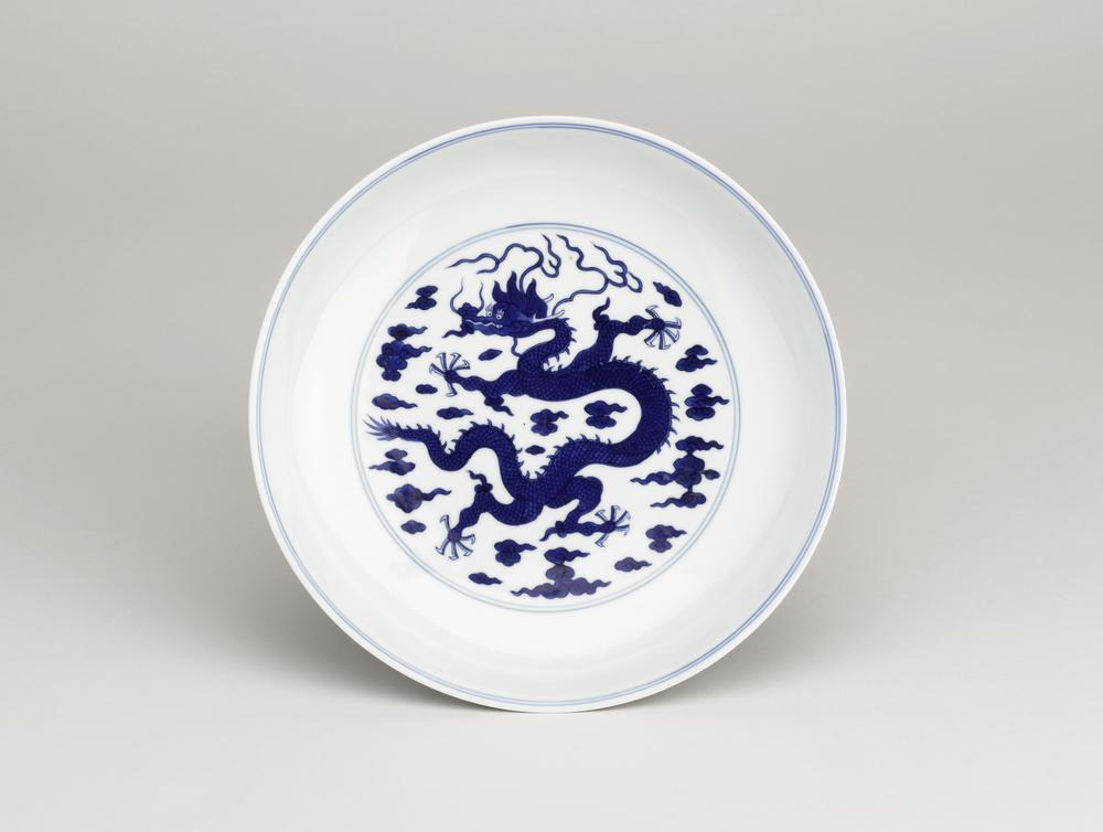 图片[1]-saucer; dish BM-Franks.296.+-China Archive